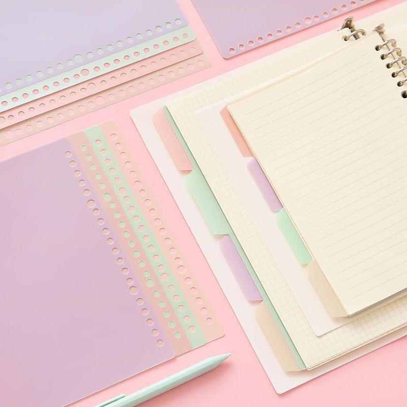 Oumi Separator A5/B5/A4 PP Index Page Colors Loose Leaf for Binder ...