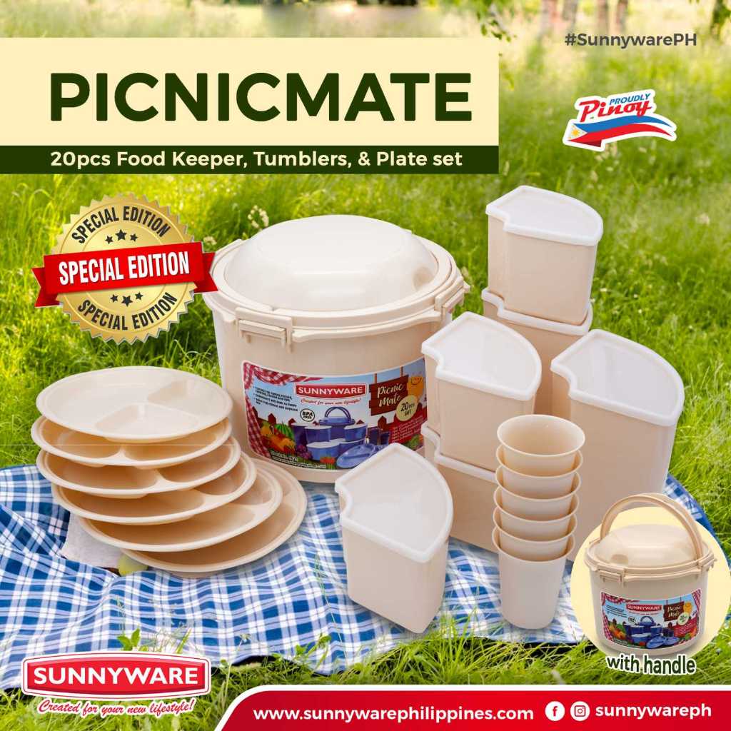 Picnic plate outlet set