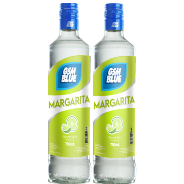 GSM Blue Flavors Margarita 700ml Budle of 2 | Shopee Philippines