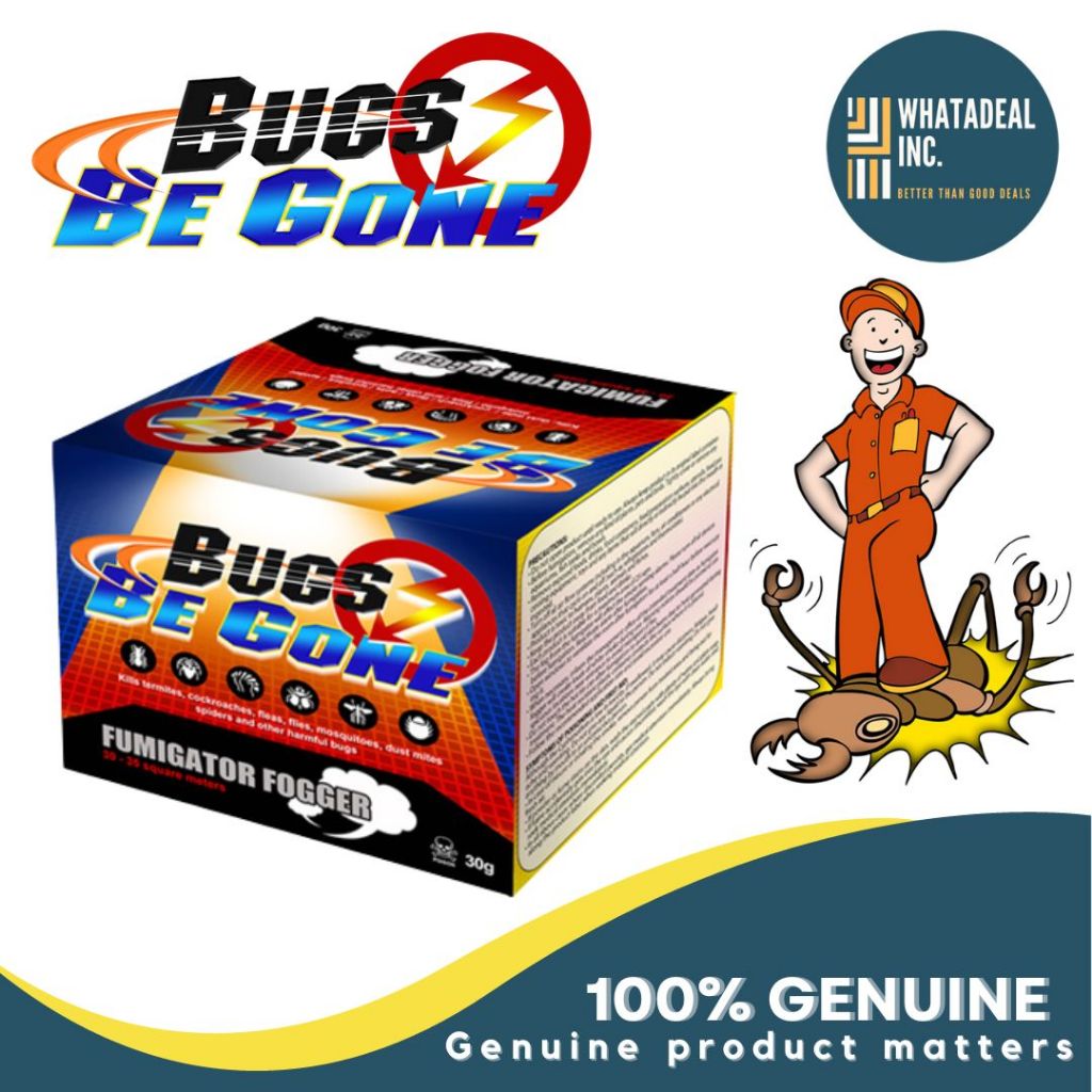 Bugs Be Gone Fumigator Fogger Cockroach Mosquito Fly and Surot Killer