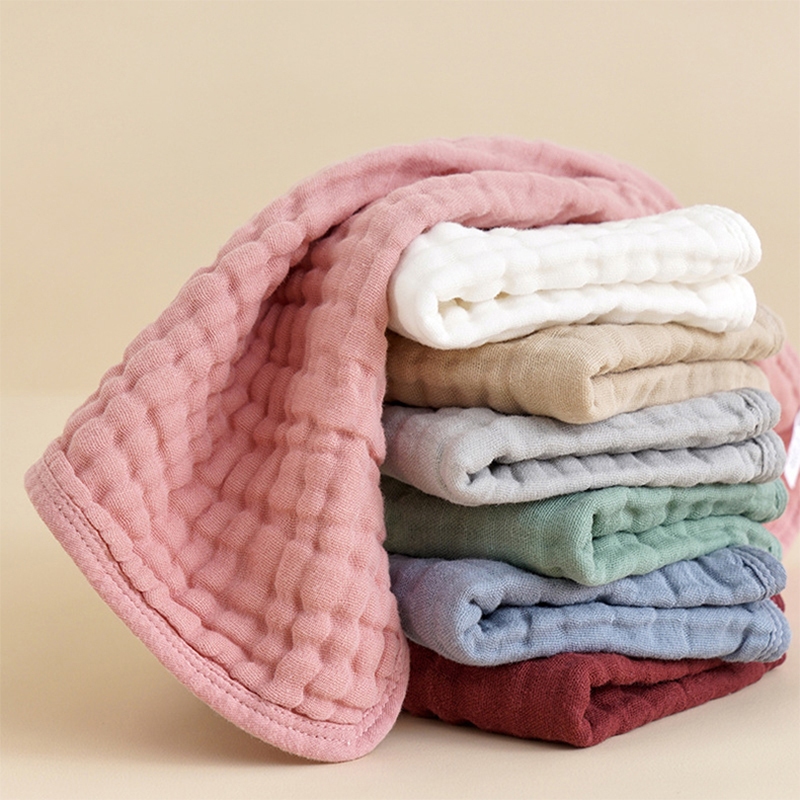 Highly Absorbent and Soft Face Towel for Baby Solid Color Burp Cloth ...