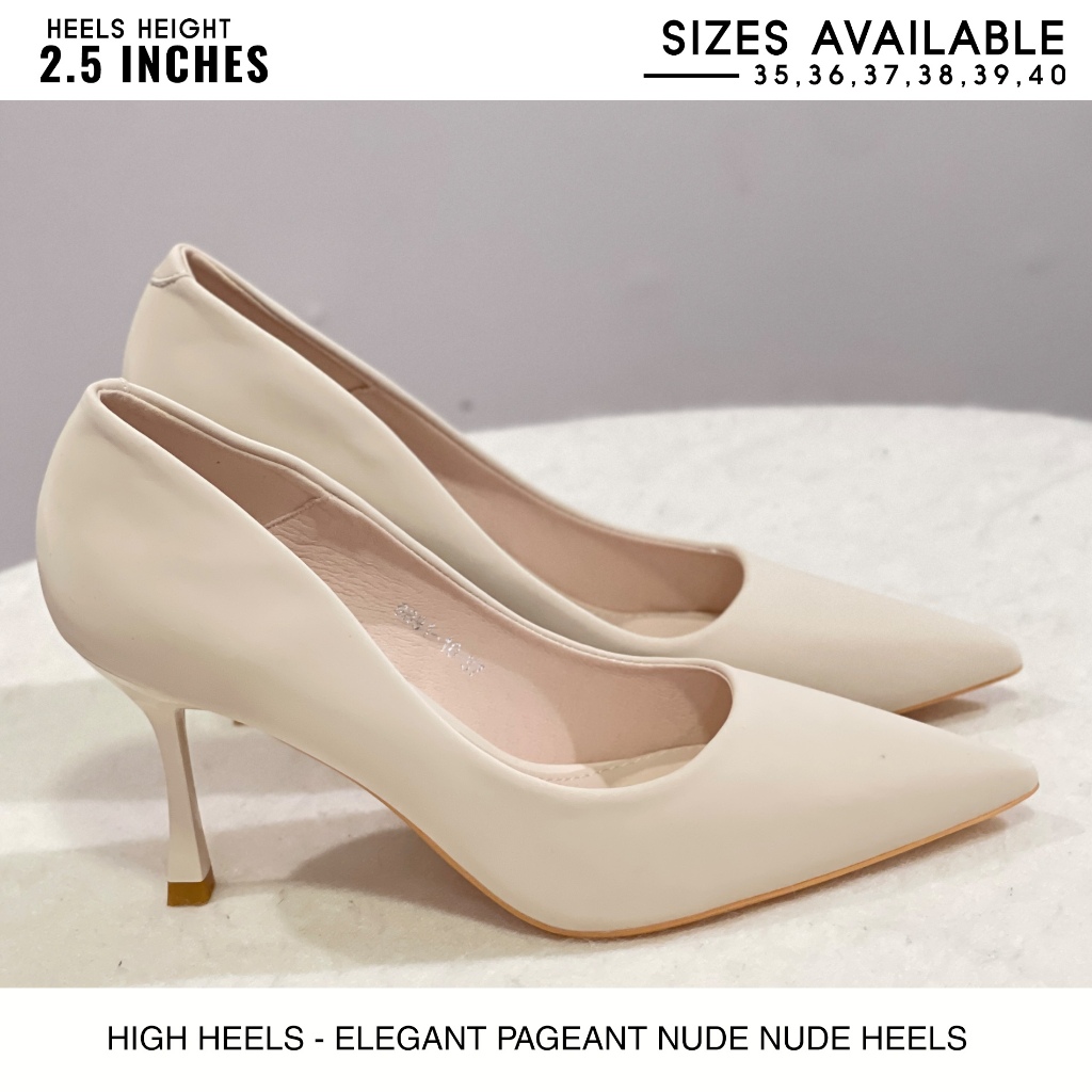 3 inch 2024 nude heels