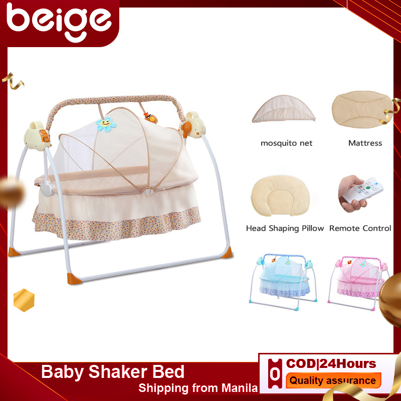 Baby Shaker Electric Cradle Bed for Newborn Rocking Chair Music