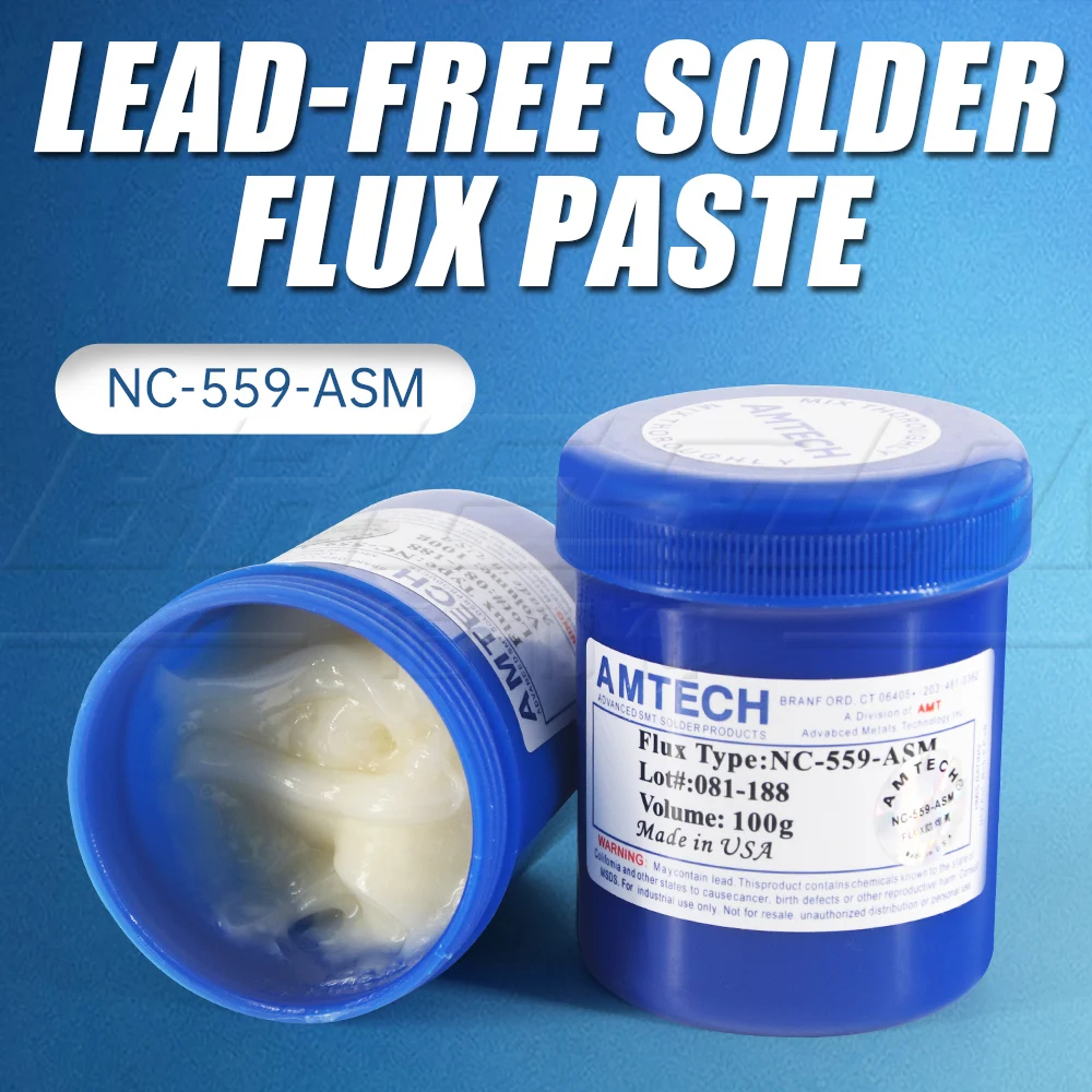 NC-559-ASM 100g MADE IN USA Flux Paste Lead Free Soldering Flux BGA ...
