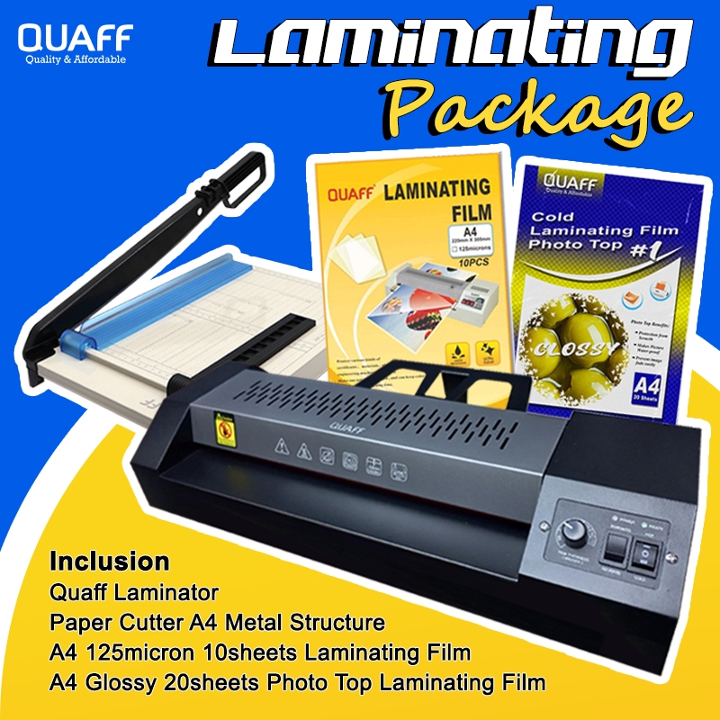 Promo Bundle Quaff Metal Laminator 320mm A3 Size Hot And Cold