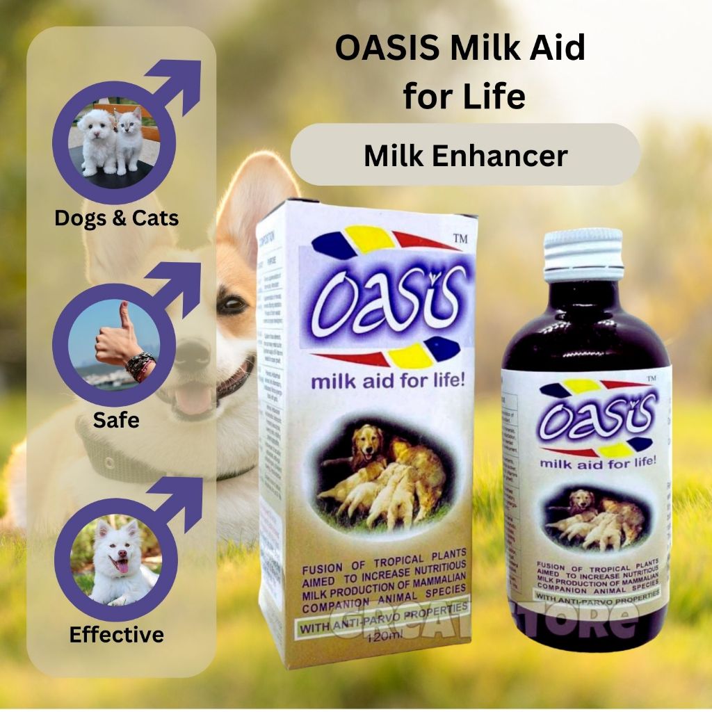 OASIS ANTI PARVO Milk Enhancer 120ml for Dogs and Cats Shopee Philippines