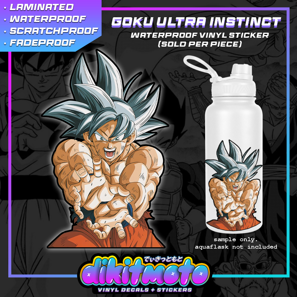 [dikitmoto] Son Goku Ultra Instinct Dragon Ball Vinyl Sticker ...
