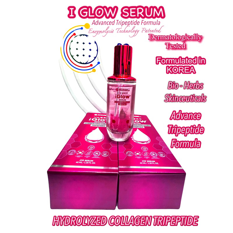 I Glow Hydrolyzed Collagen Tripeptide Serum Shopee Philippines