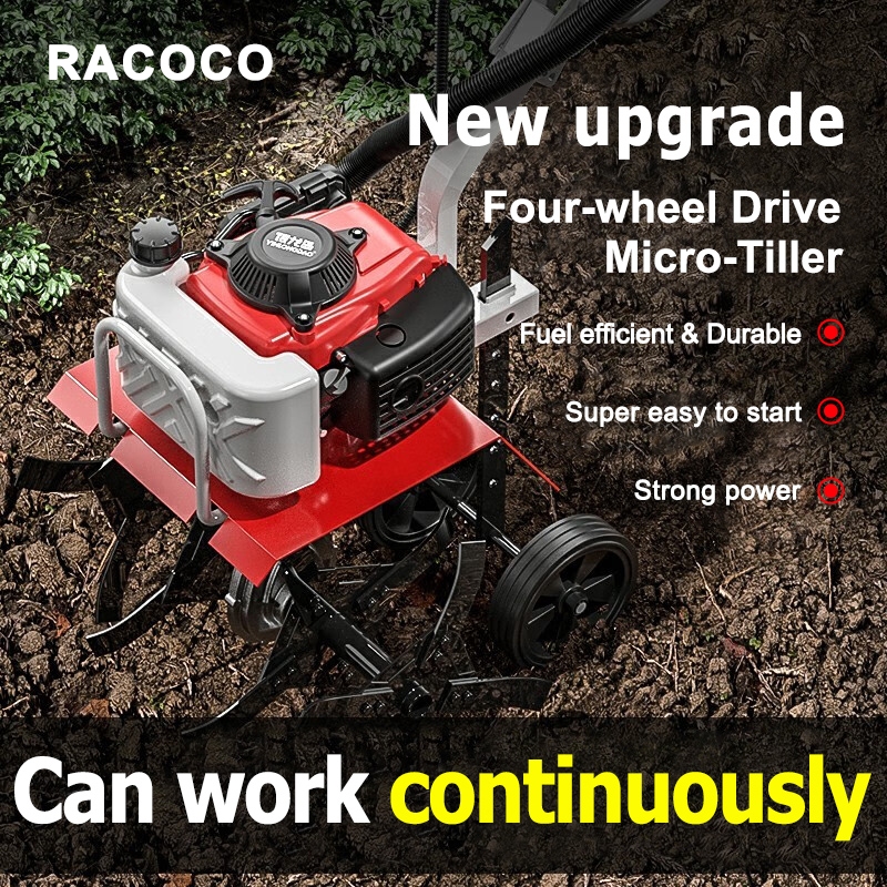 Micro Tiller Plowing Soil Turning And Rotary Tiller Multifunctional