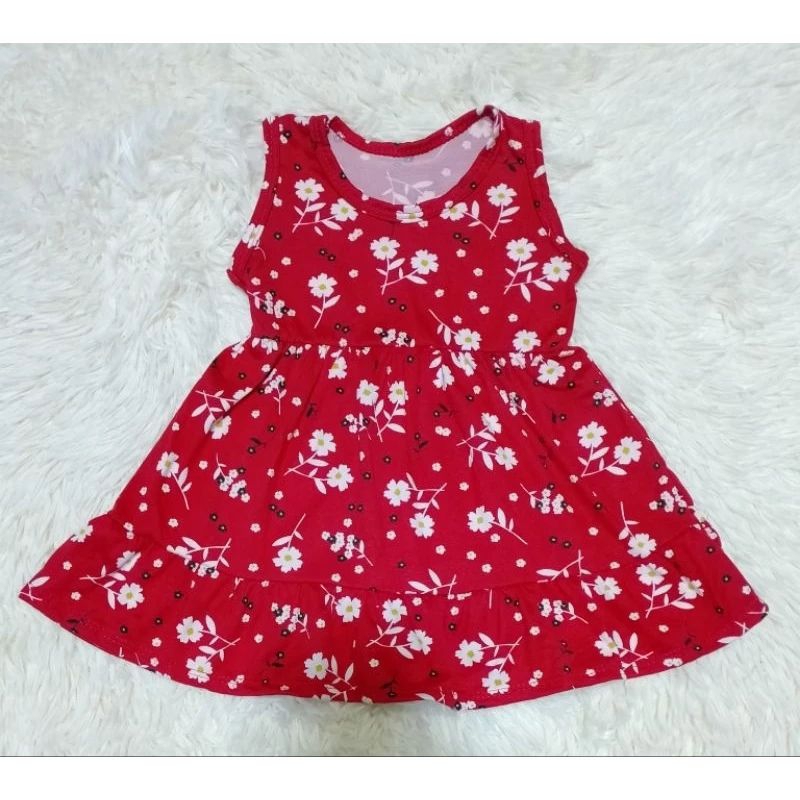 Infant/Baby girl floral layered Sando Dress (0-12 months) | Shopee ...