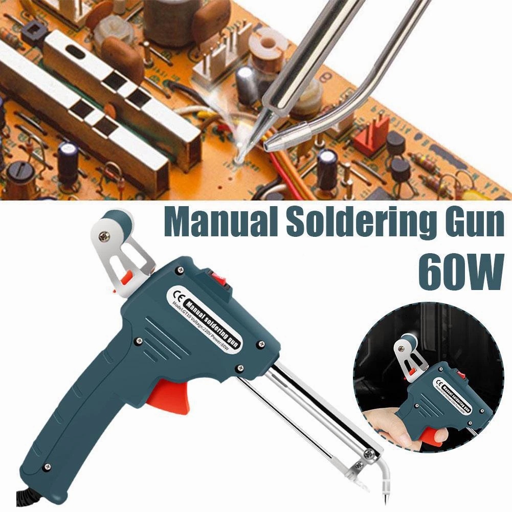5 In 1 Electric Soldering Iron Set External Heated Manual Soldering Gun