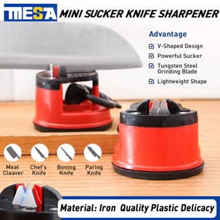 1pc Home Kitchen Precision Iron Knife Sharpener, Fixed Suction Cup