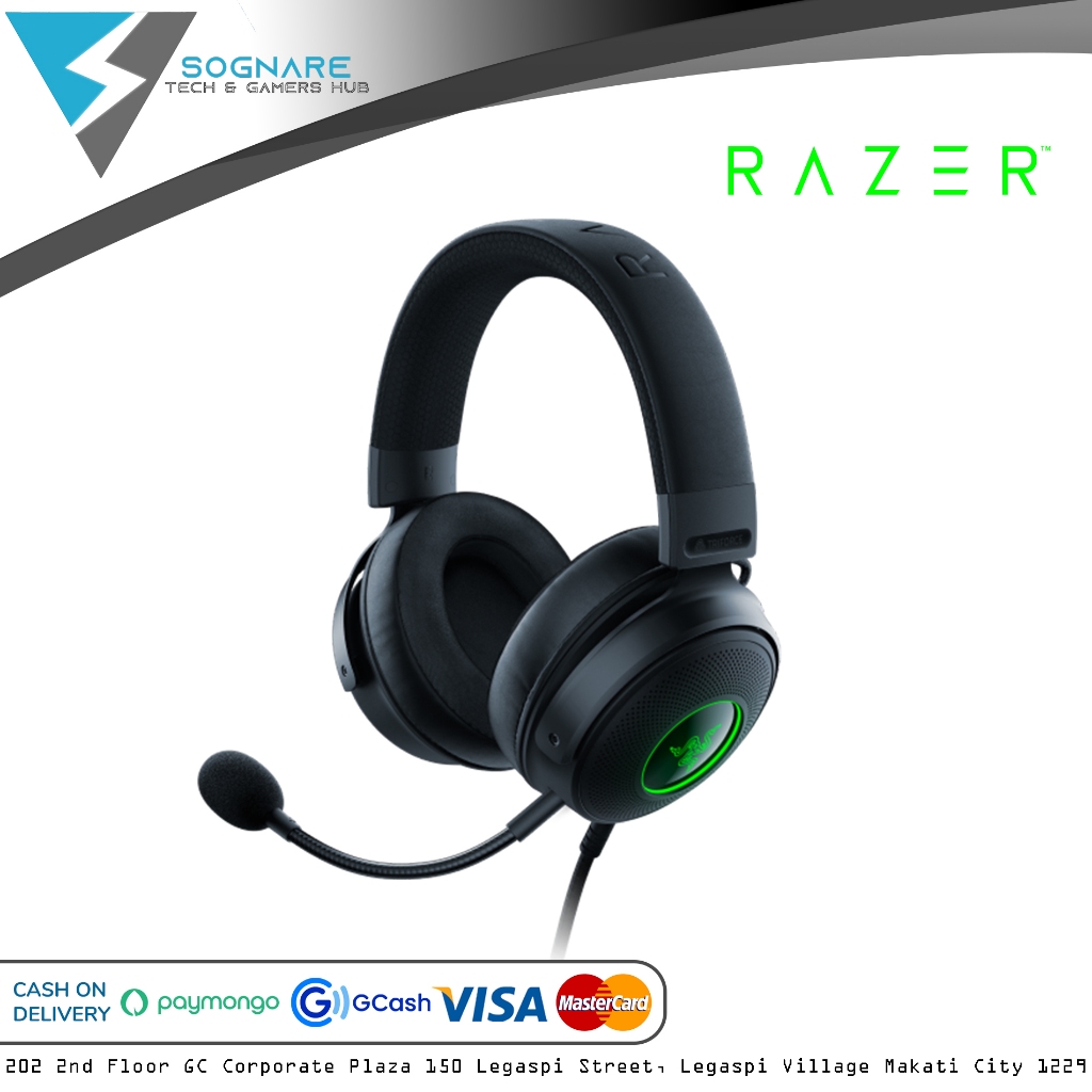 Razer Kraken V3 Pro Wireless Gaming Headset with Razer HyperSense Shopee Philippines