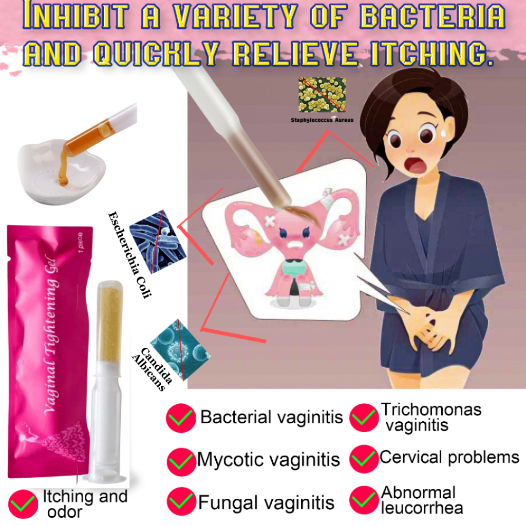 Vaginal Tightening Shrink Gel Suppository Yeast infection Anti Itching
