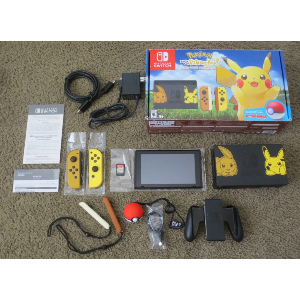 Nintendo Switch Console Pikachu & Eevee Edition System Pokemon Let's Go