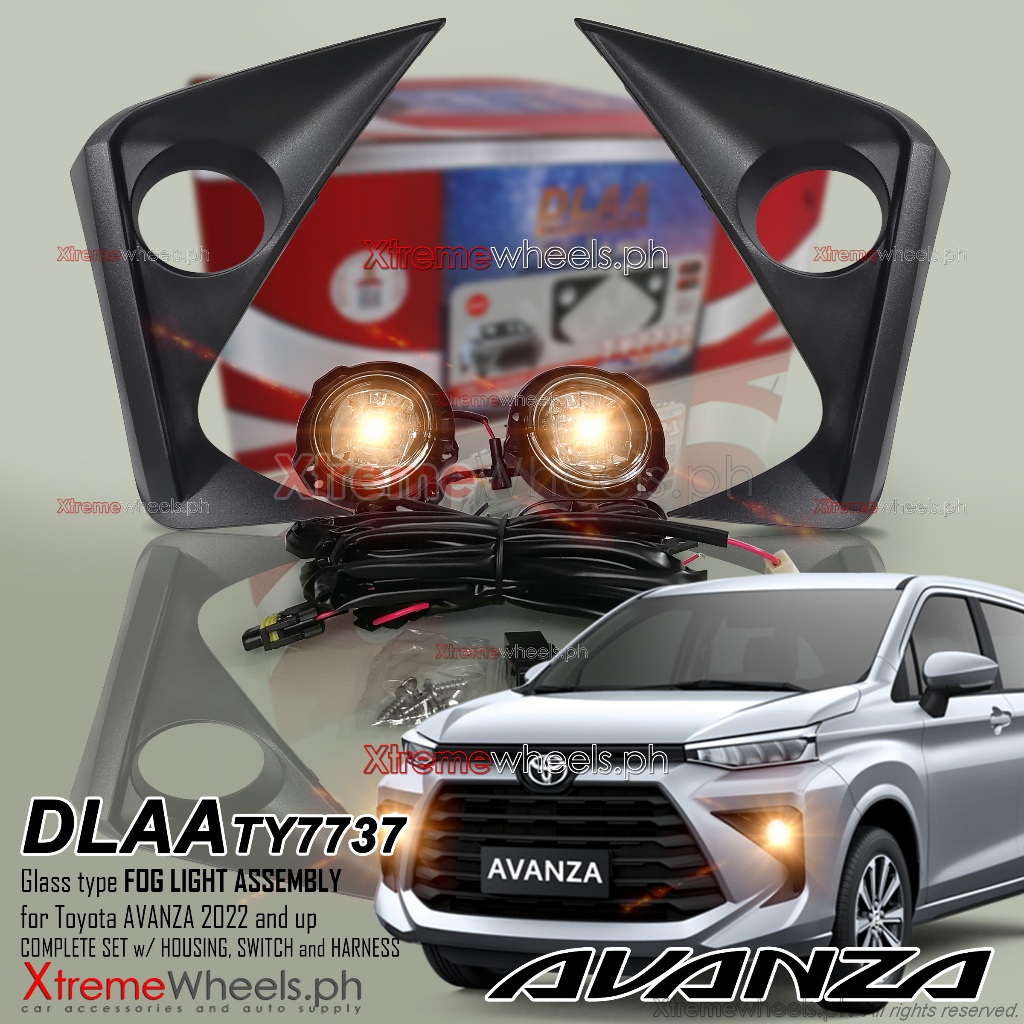 Toyota Avanza 2022 to 2025 Halogen Type DLAA Fog Light / Foglight Fog