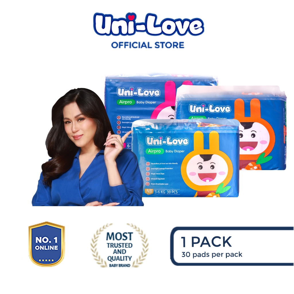 UniLove Airpro Baby Diaper 30's | Shopee Philippines