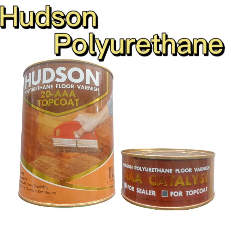 Hudson Polyurethane Floor Varnish Top Coat (1 LITER) Shopee Philippines