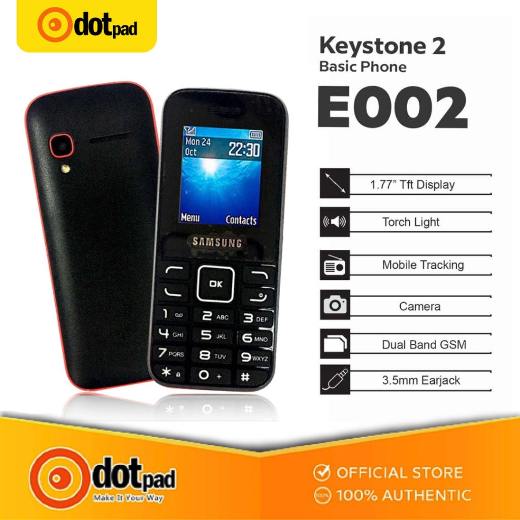 DP Keypad E002 Keystone2 Dual Sim Basic Mobile CP Back up Phone with ...