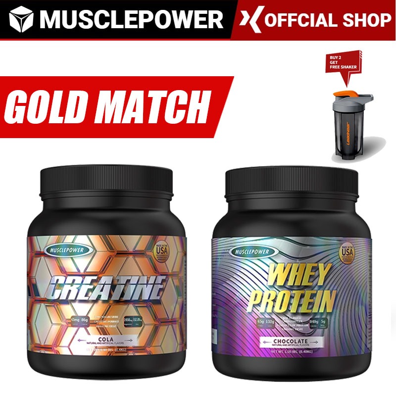 Standard Whey Protein + Creatine Monohydrate Repair muscle tissue and