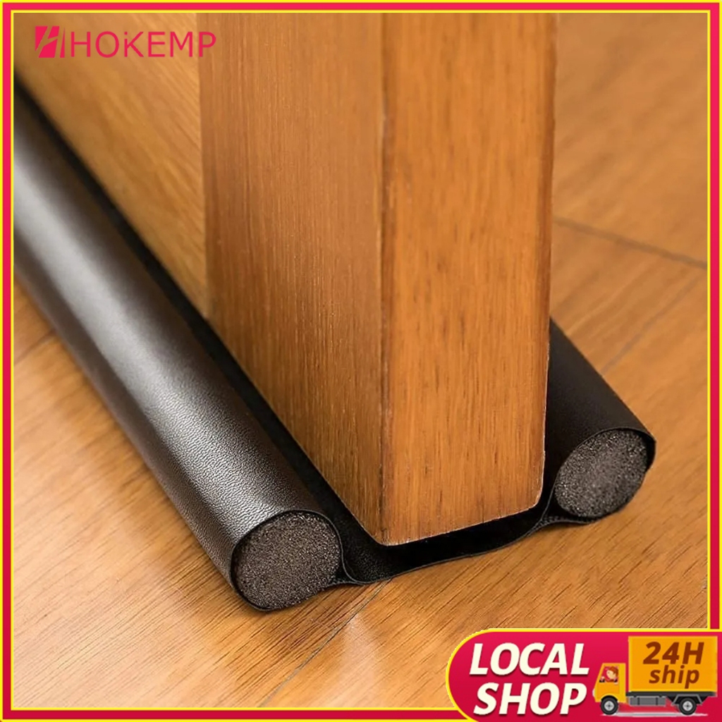 Door Stopper Rubber Foam Seal Strip Bottom Protector Aircon Blocker