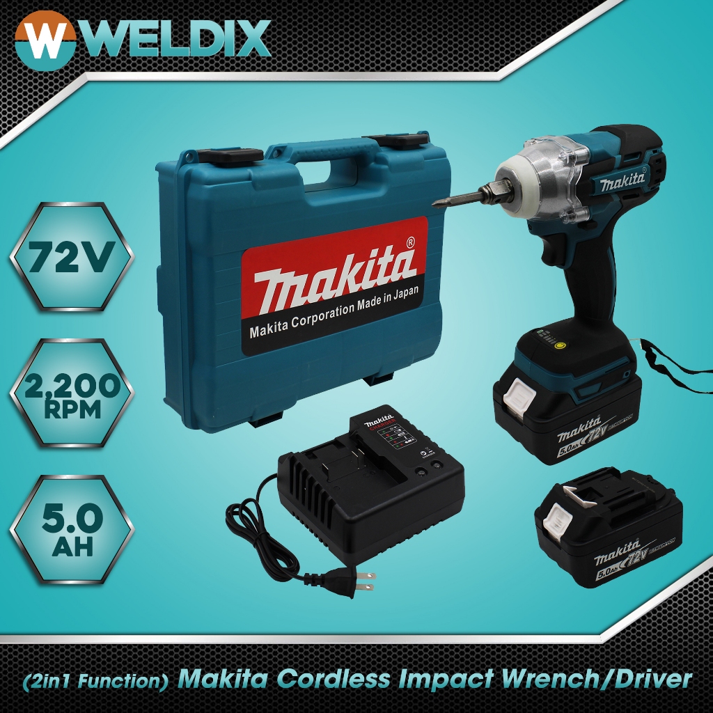 (2in1 Function) Makita DTS141 Brushless Impact Wrench / Impact Driver