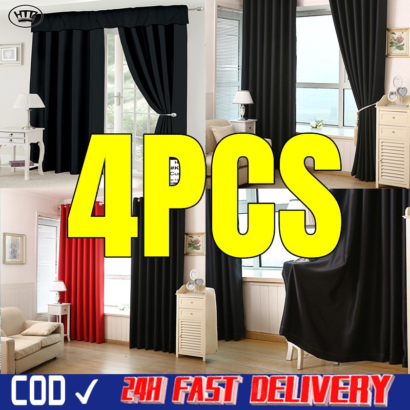 Black deals curtains sale