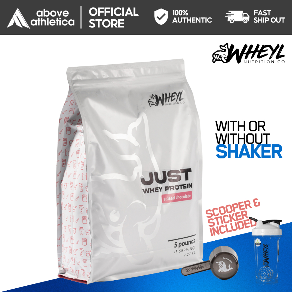 Wheyl Nutrition Just Whey Protein Fiver 5lbs Pure Whey Protein for