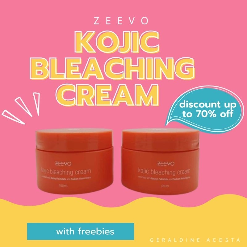 Zeevo Kojic Bleaching cream Intense whitening 100ml Shopee Philippines