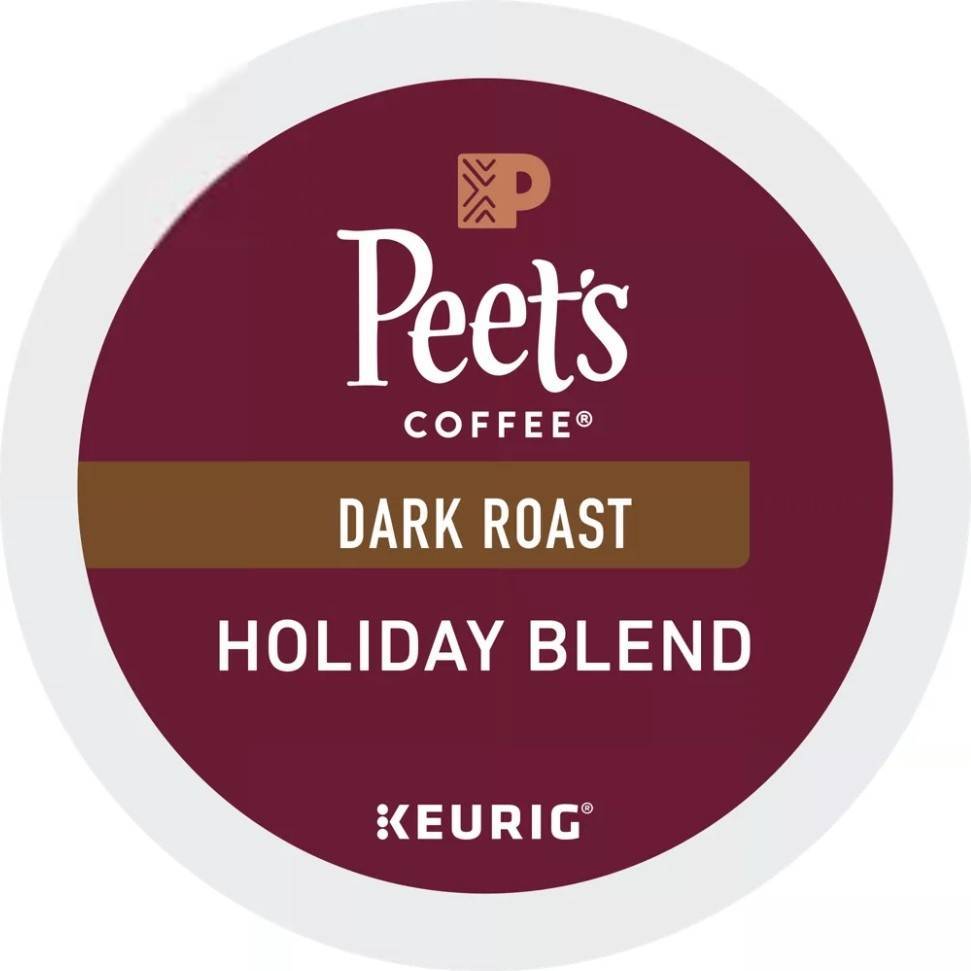 Peet's holiday blend outlet k cups