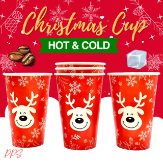 120 Pcs Christmas Plastic Cups Bulk 16 oz - Disposable Snowflake Cups for  Xmas P