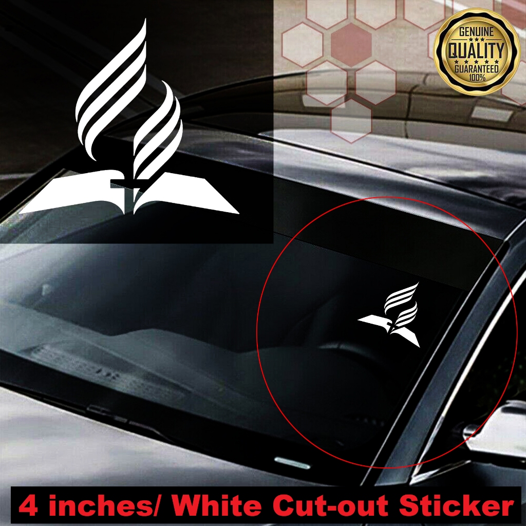 SDA Logo, Seventh Day Adventist Logo Design, 4 Inches White Indoor and ...