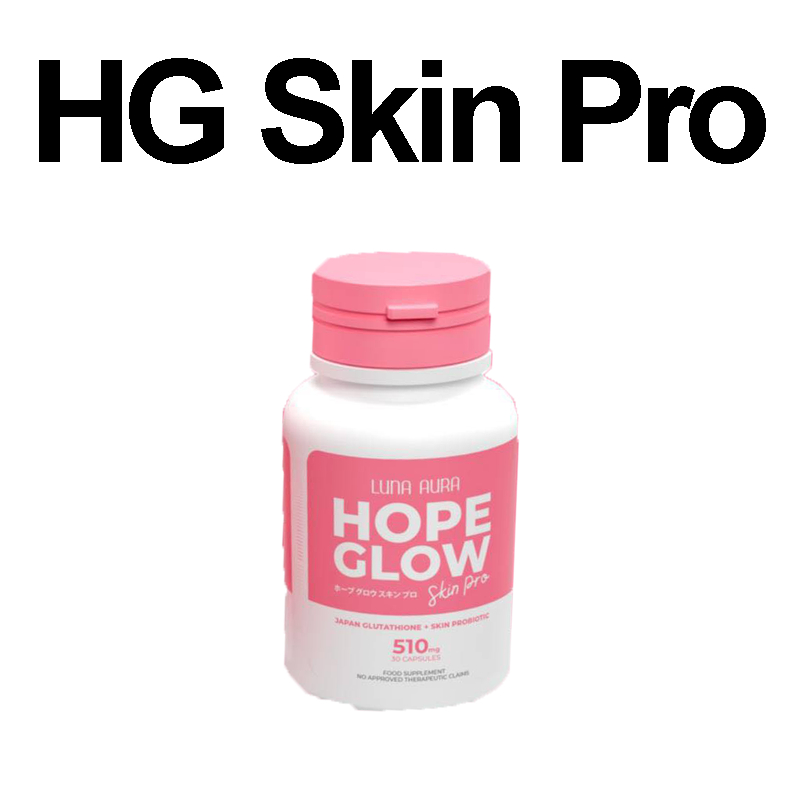 LUNA AURA Hope Glow Glutathione – Skin Brightening & Anti-Aging with  Antioxidants, Beauty Supplement