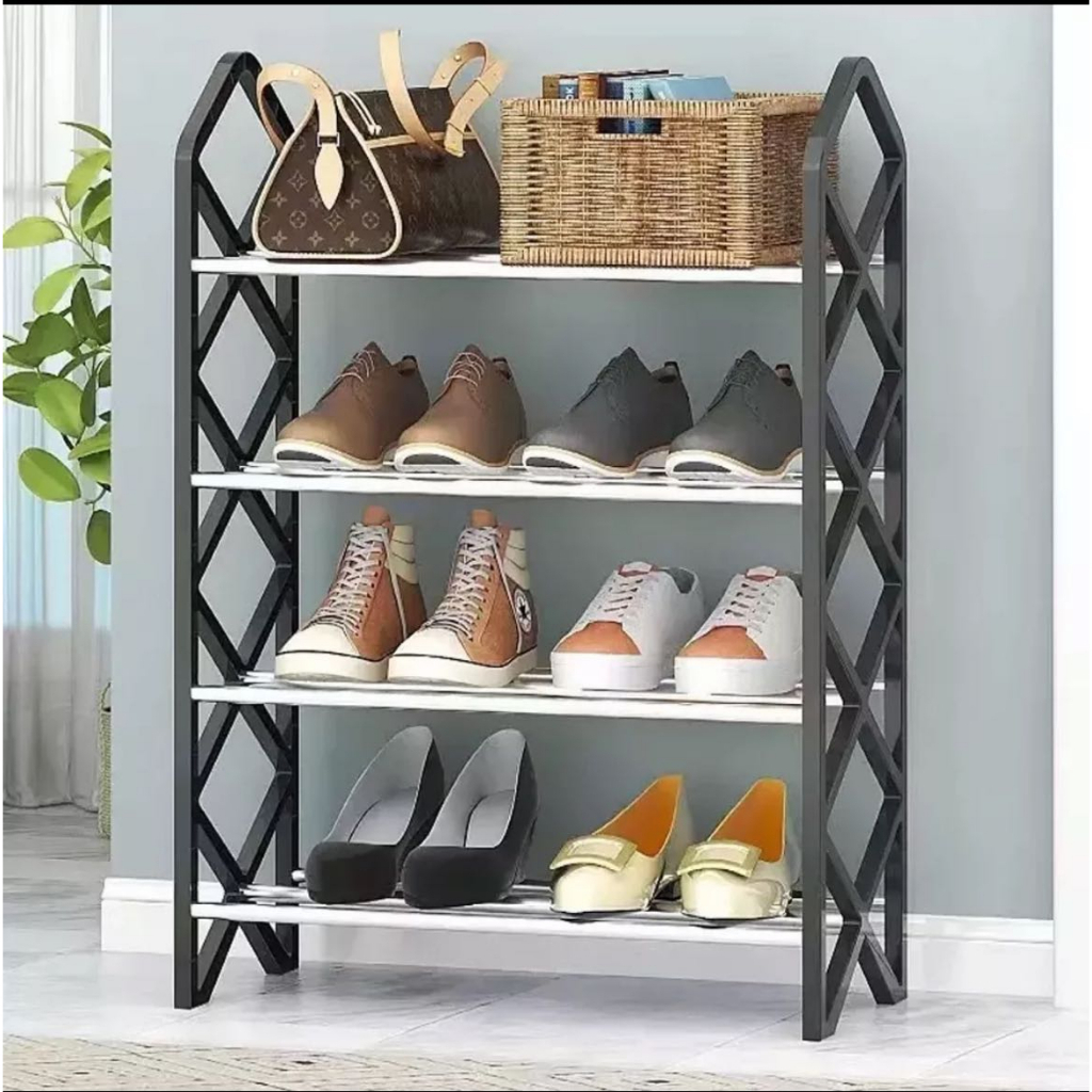 LEDSTAR 4 layer 5 layer simple shoe rack shoe cabinet student dormitory ...