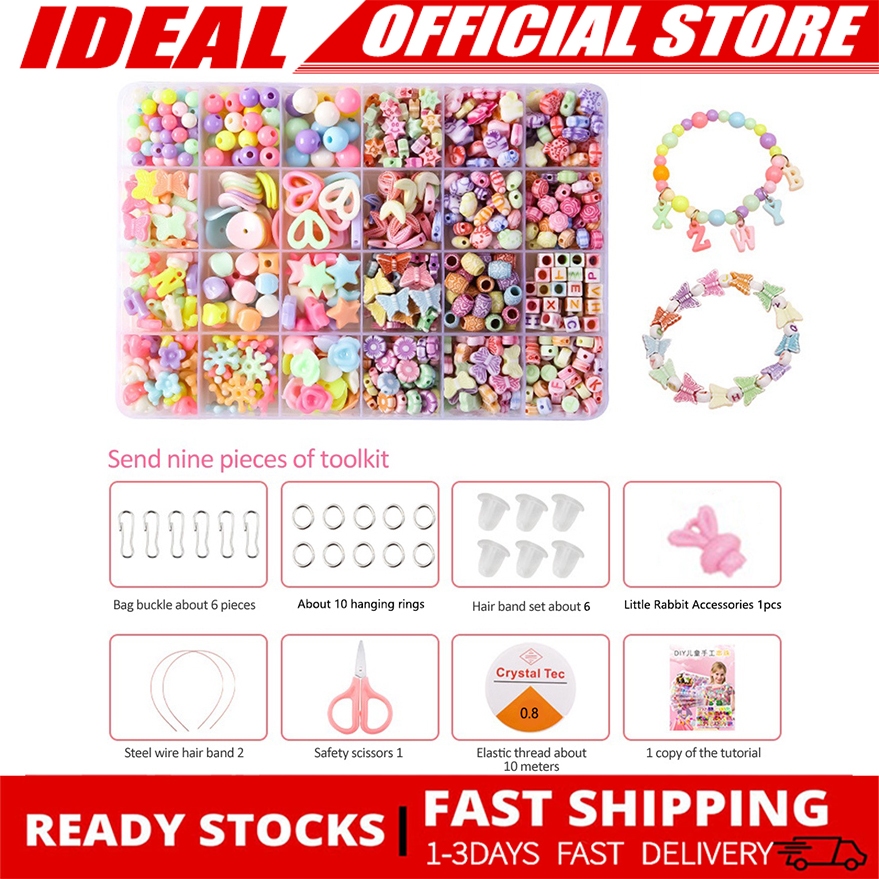 5000Pcs Beads Kit DIY acrylic letter bead set for Name Bracelets ...