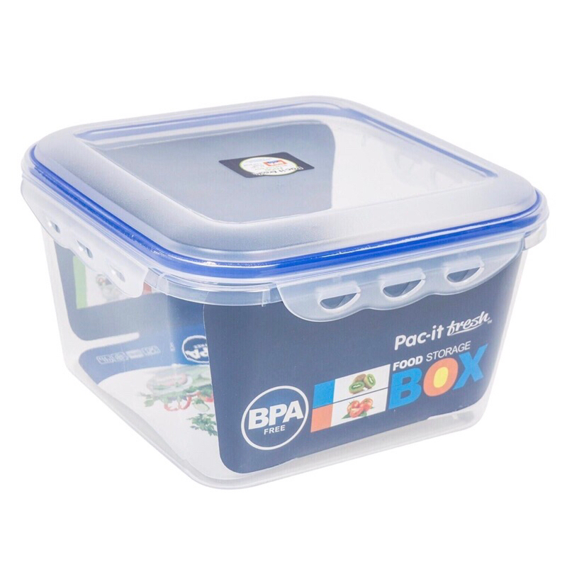 NEW ARRIVAL! Pac-it fresh Square Container (1500ml/51oz) | Shopee ...