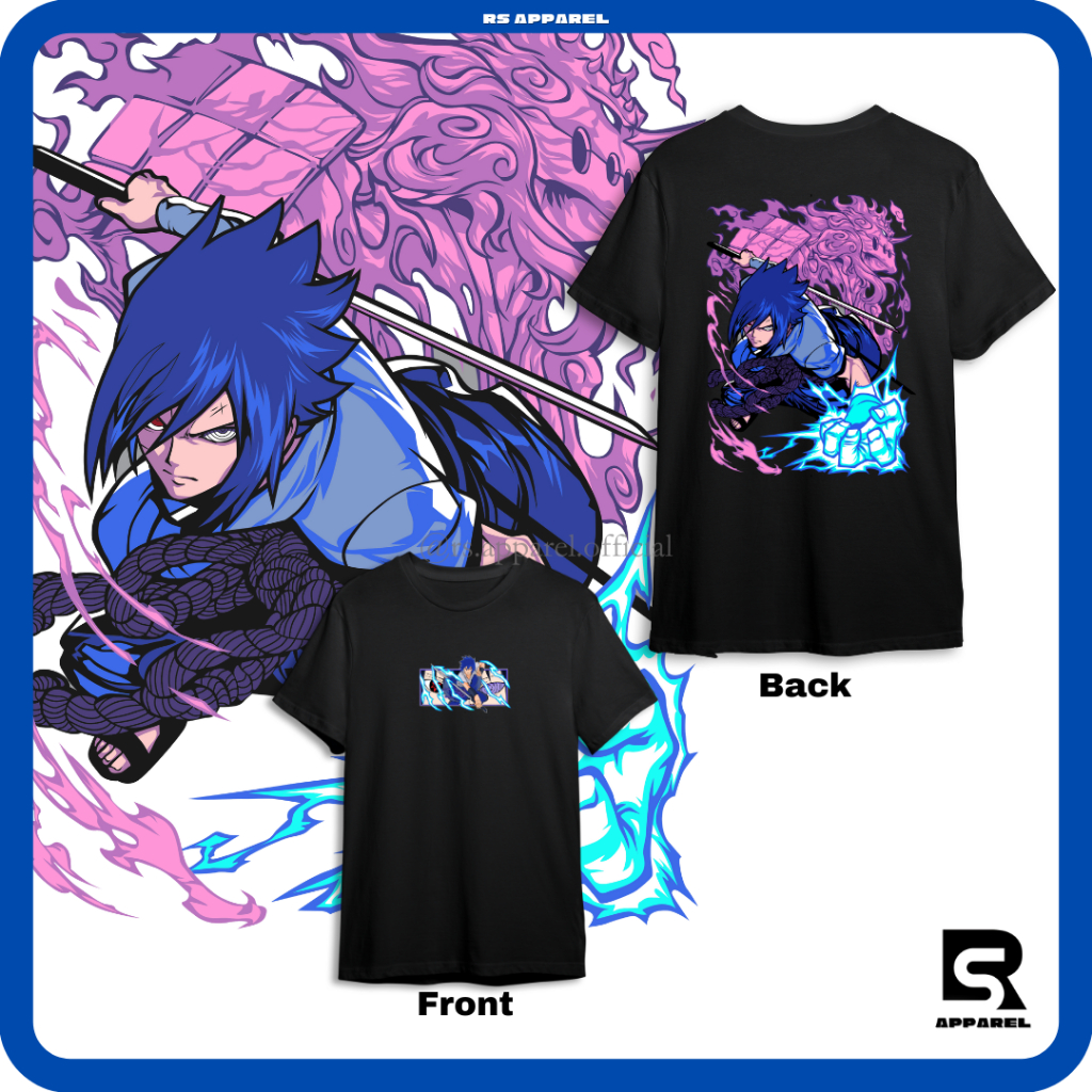 Naruto - Sasuke Uchiha | Menswear Top | Anime DTF T-Shirt | RS Apparel ...