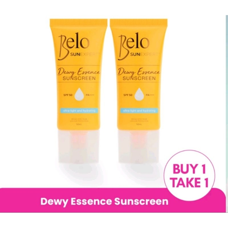 BUY1 TAKE1 BELO SUN EXPERT DEWY ESSENCE SUNSCREEN SPF50 50ML | Shopee ...