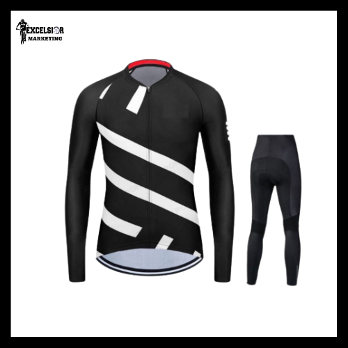 Excelsior Long Sleeve Cycling Jersey Breathable Bike Jersey Pro Team ...