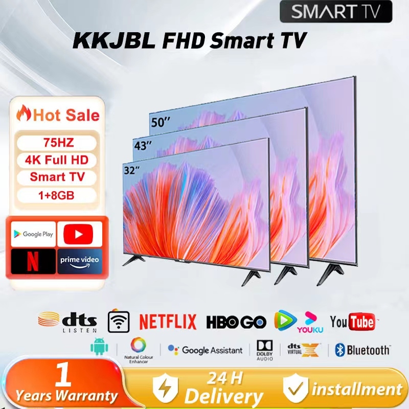 KKJBL&JEAANSP LED TV 40 inch/43 inch/46 inch Smart TV HD With Android