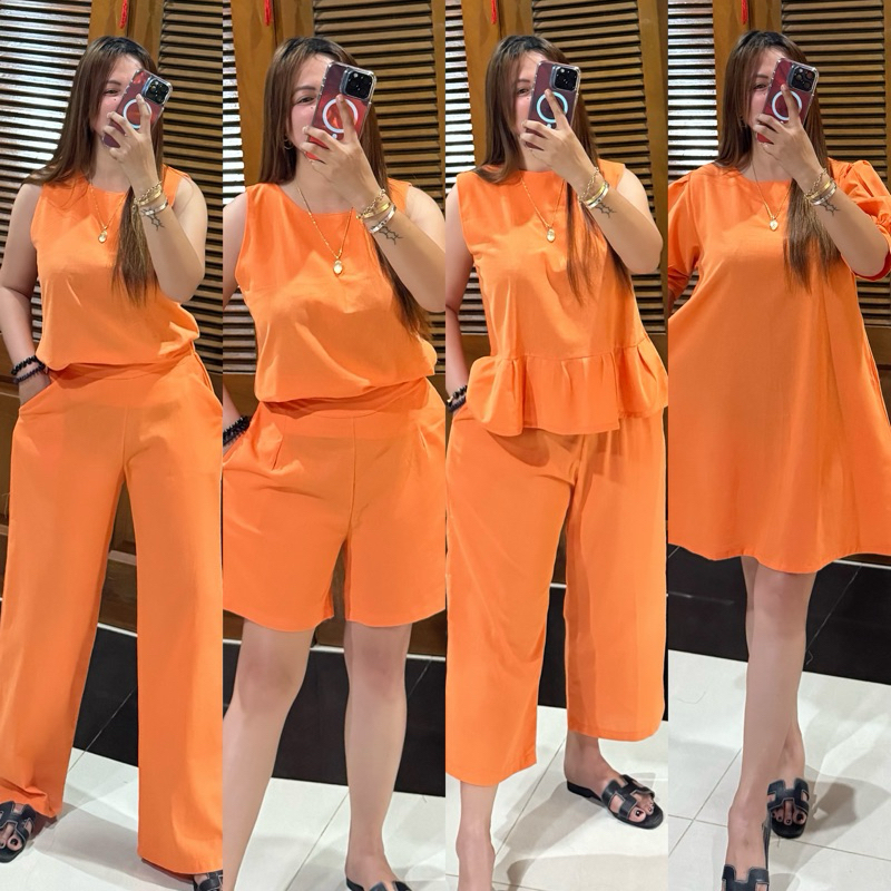 2024 COLORS OF THE YEAR Terno Coordinates Set/ DRESS Shopee Philippines