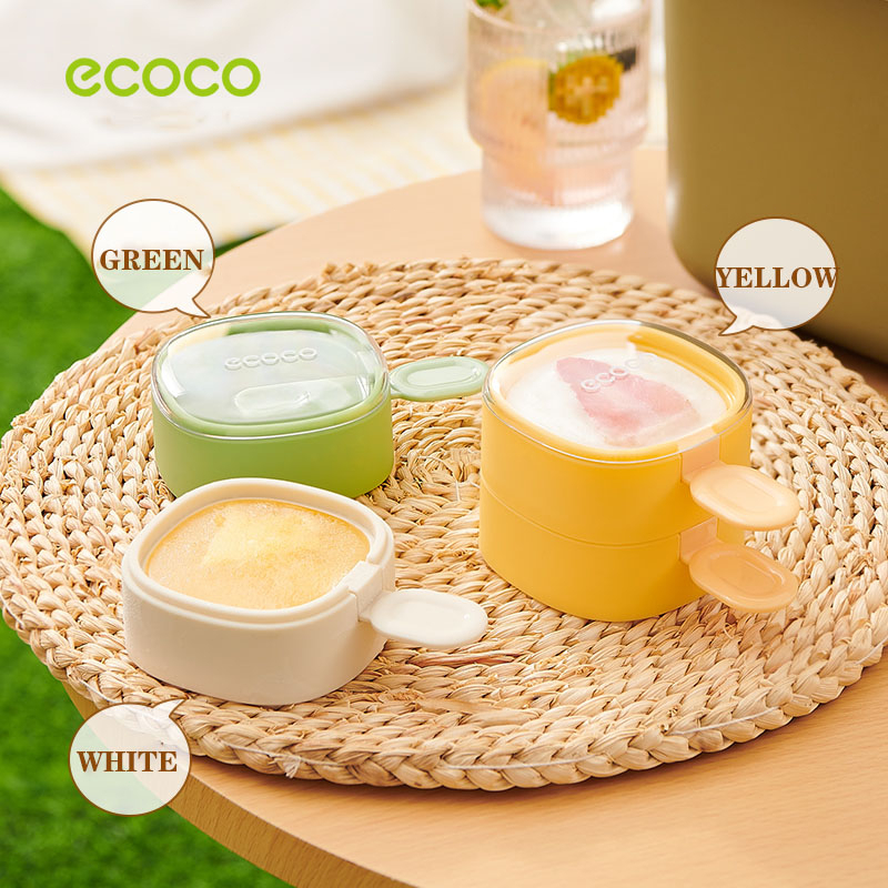 Ecoco Silicone Popsicle Ice Cream Molder DIY Homemade Frozen Jelly Dual