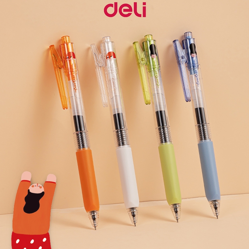 12pcs High Capacity Colorful Neutral Pens For Journaling