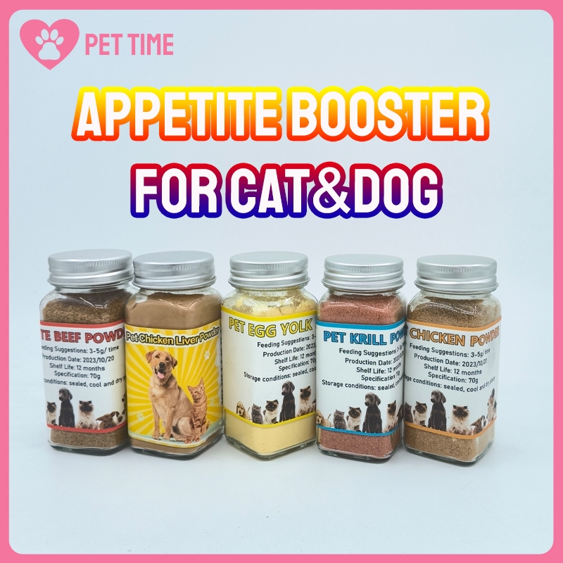 Pet Appetite Booster Chicken Liver Powder for Dog Cat Food Toppers for
