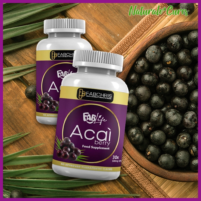 100 Pure Acai Berry Antioxidant 500mg Cancer Diabetes Stroke
