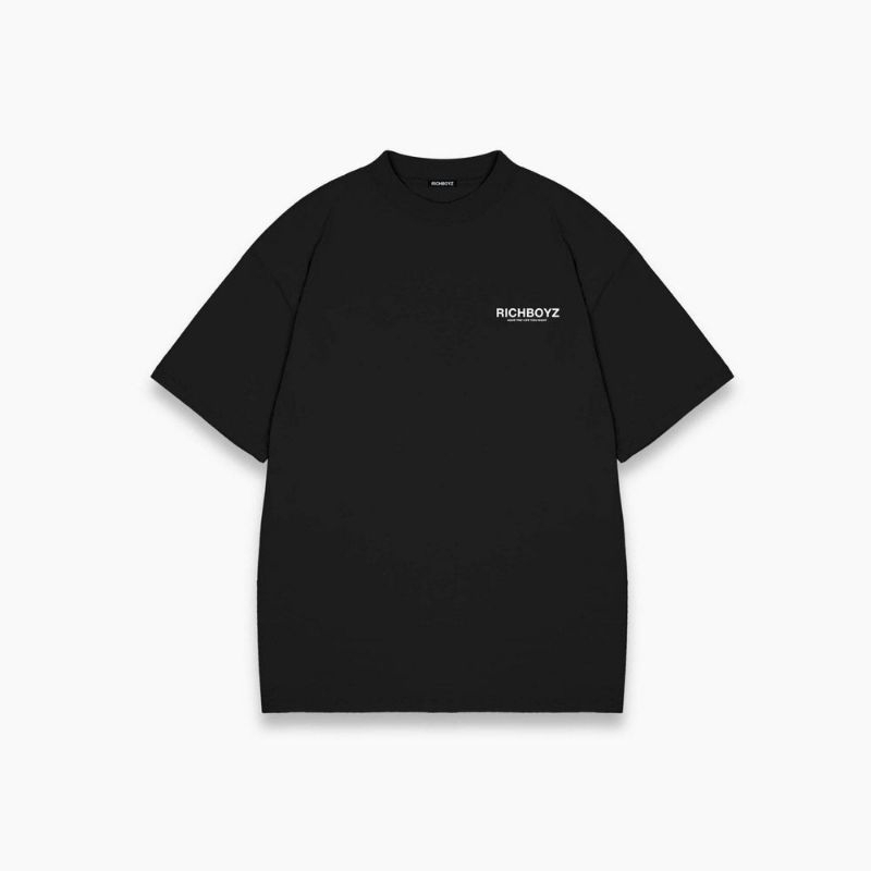 RICHBOYZ CLASSIC BLACK TEE | Shopee Philippines