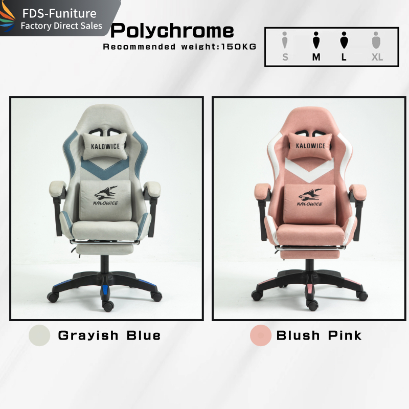 Gaming Chair Ergonomic Office Chair Study Chair With Foot Rest Height Adjustable Computer Chair