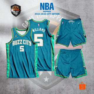 Charlotte Hornets Teal Buzz City Edition Jersey