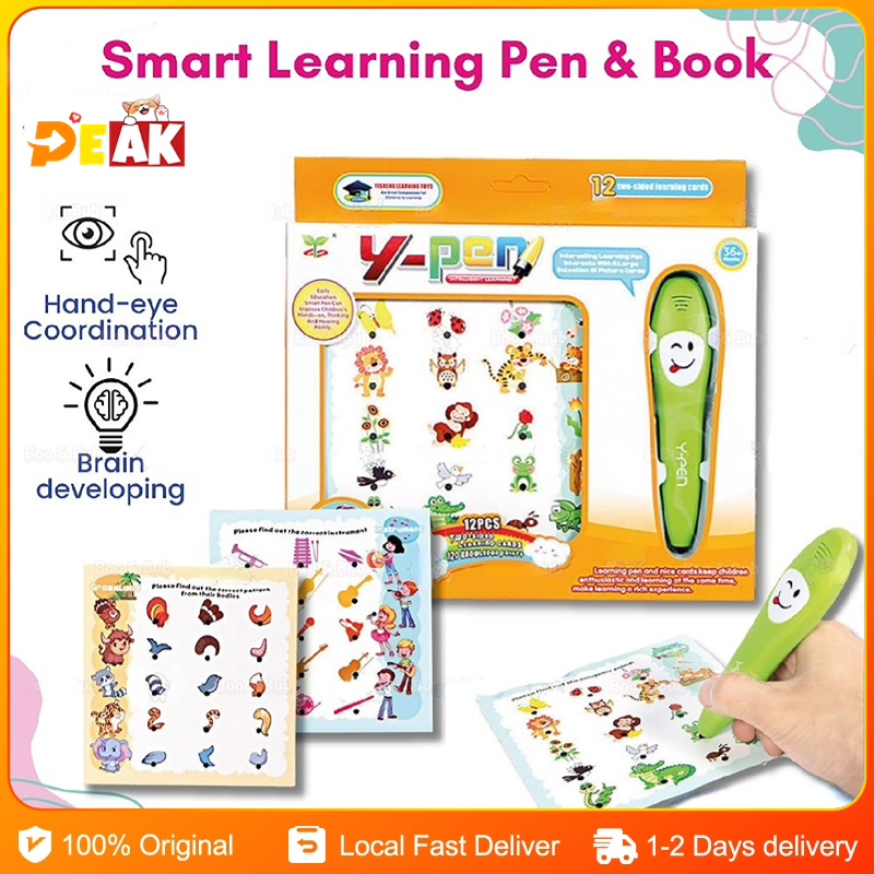 Kid Smart Learning Pen Parentchild Interaction Educational Reading Toys Montessori Toddler toy