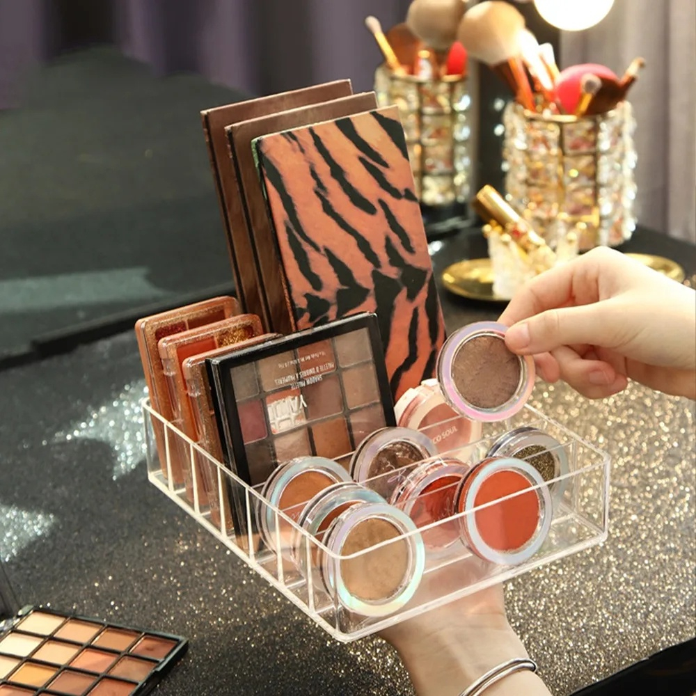 Clear Acrylic Cosmetic Makeup Jewelry Storage Organizer Lipstick ...